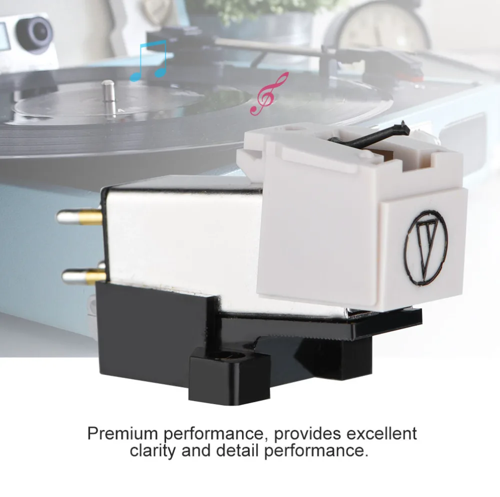 

Magnetic Cartridge Stylus with LP Vinyl Needle for Turntable Record Player Premium Performance
