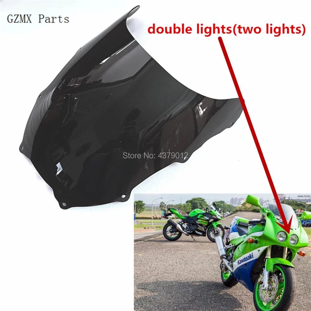 

Motorcycle High Quality Windshield Windscreen front glass For Kawasaki ZXR400 ZXR 400 1989-1999