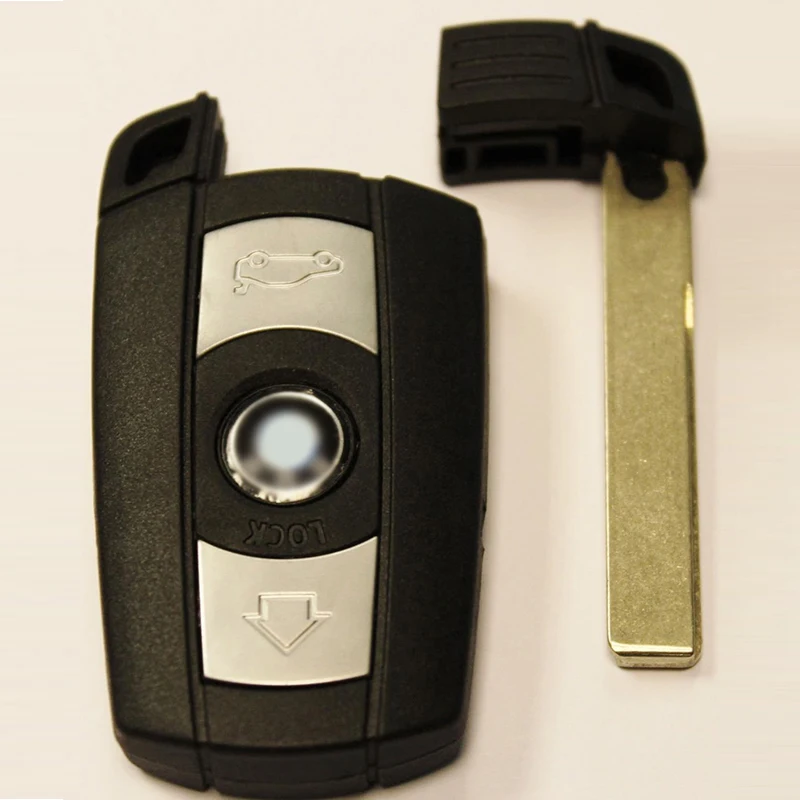 

3 Button Remote Key Case Shell Fob Blade For Bmw Seria 1 3 5 6 7 E90 E91 E92 E93 Auto Car Key Shell