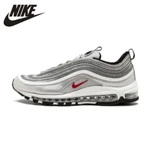 Nike official Air Max 97 Og Qs Women’srunning shoes Breathable Outdoor Sport Sneakers 885691