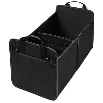 

1Pc Trunk Organizer Portable Heavy Duty Collapsible Multi Compartments Waterproof Car Storage Accessories for Car Outdoor Home