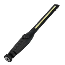 Long USB Rechargeable COB LED Slim Repair Work Camping Light Lamp Bar &USB Cable