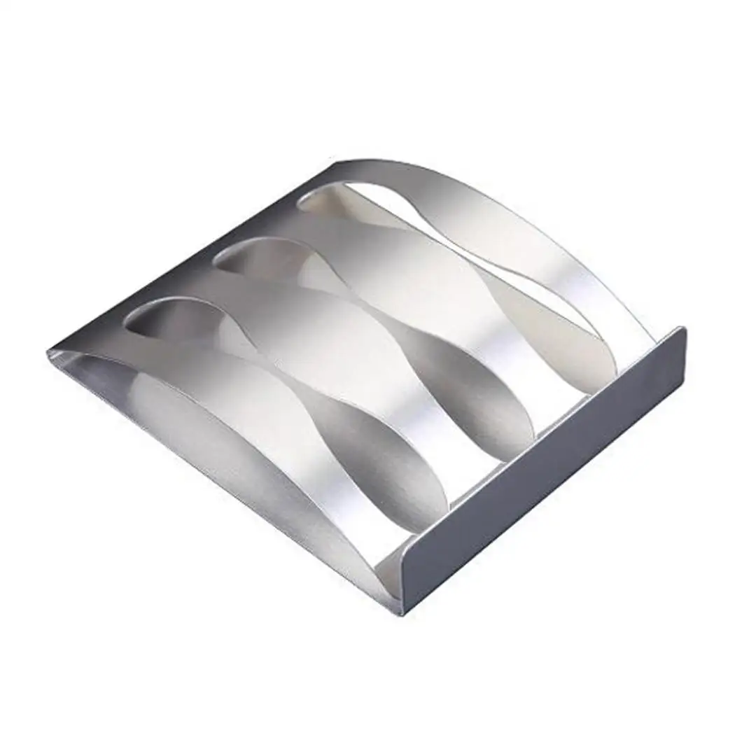 

Wall Mount Toothbrush Holder 3/2 Hook 150g(2 holes), 210g(3 holes) Self Adhesive Bathroom Accessories Silver