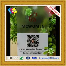 Пользовательские карты, штрих-код пластиковые карты и пластиковая визитка на заказ