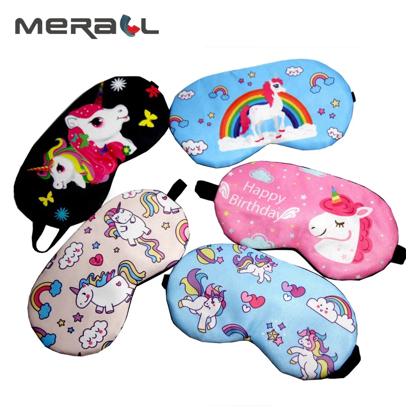 

HOT Cartoon Mask For Sleep Soft Padded Sleeping Eye Mask Travel Eye Cover Rest Relax Eyepatch Girl 3d Sleep Mask Sleep Aid