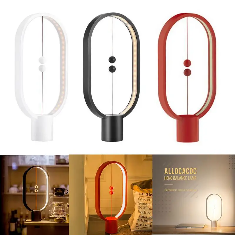 

Hot sale 2018 Heng Balance Lamp LED Night Light Indoor Decoration Eye Protection Study Light Halloween Christmas Lights