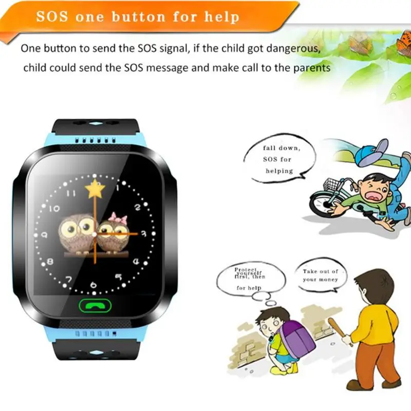 Детские Смарт-часы, наручные часы 1,44 дюймов, сенсорный экран LBS, позиционирование, удаленный мониторинг, умные часы, освещение, SOS часы, SIM звонки