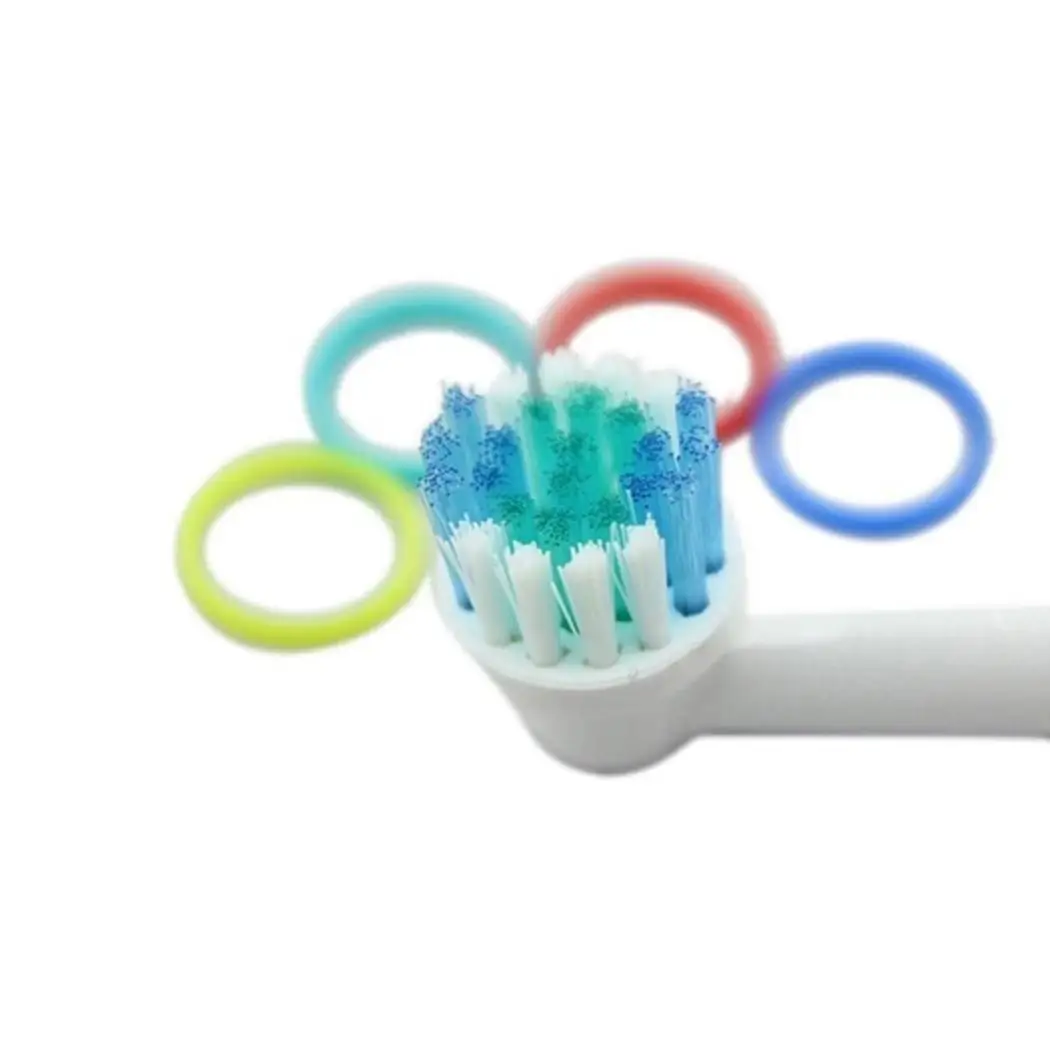 Murah 4 Buah Set Sikat Gigi Elektrik Oral B Kepala SB 17A Penggantian Lembut Berbulu Pom 4 Warna Presisi Bersih Sikat Gigi kepala