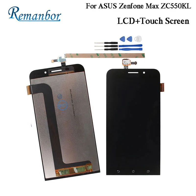 

Remanbor For ASUS Zenfone Max ZC550KL LCD Display Touch Screen Repair Parts For ASUS Zenfone Max ZC550KL Digital Accessory +Tool