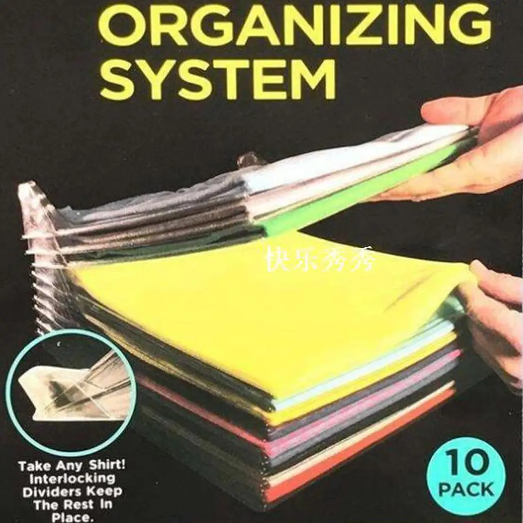 10 Layers Set Clothes Folding Clothes Organizer Closet Organizer
