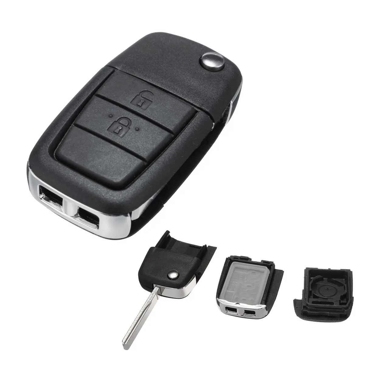

2+1 Buttons Car Remote Flip Folding Key Shell with Key GM45 Blade no logo For Holden wagon Commodore VE 18460029126