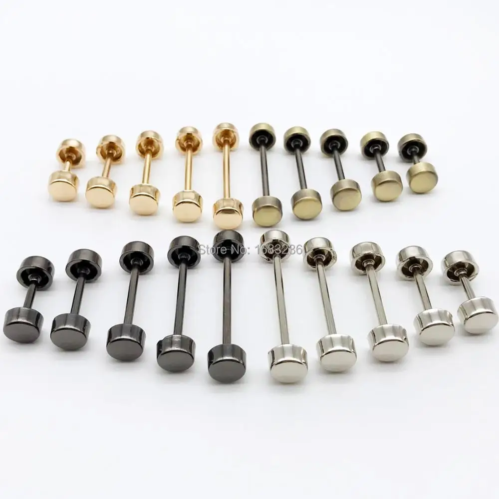 

High Quality Metal Leather Bag Handbag Purse Strap Handle Belt Wheel Barbell Clasp Buckle Detachable Repair Inner wide 15-40mm