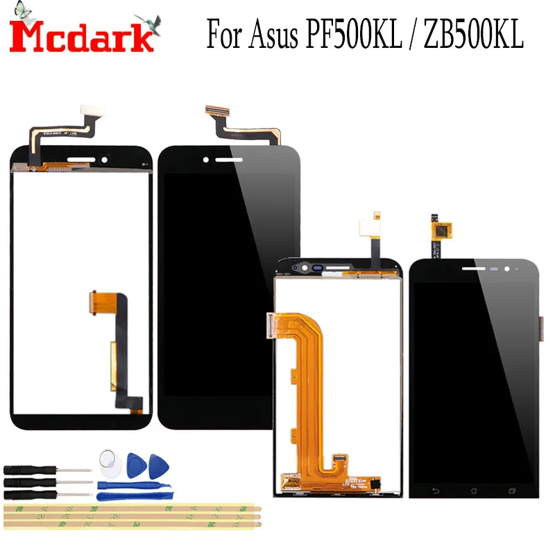 Аксессуары для ASUS Zenfone GO ZB500KL сменный ЖК дисплей 5 0 дюйма + сенсорный экран