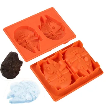 

Creative wedding cake Millennium Falcon chocolate nonstick mold cake decorating bakeware free shipping