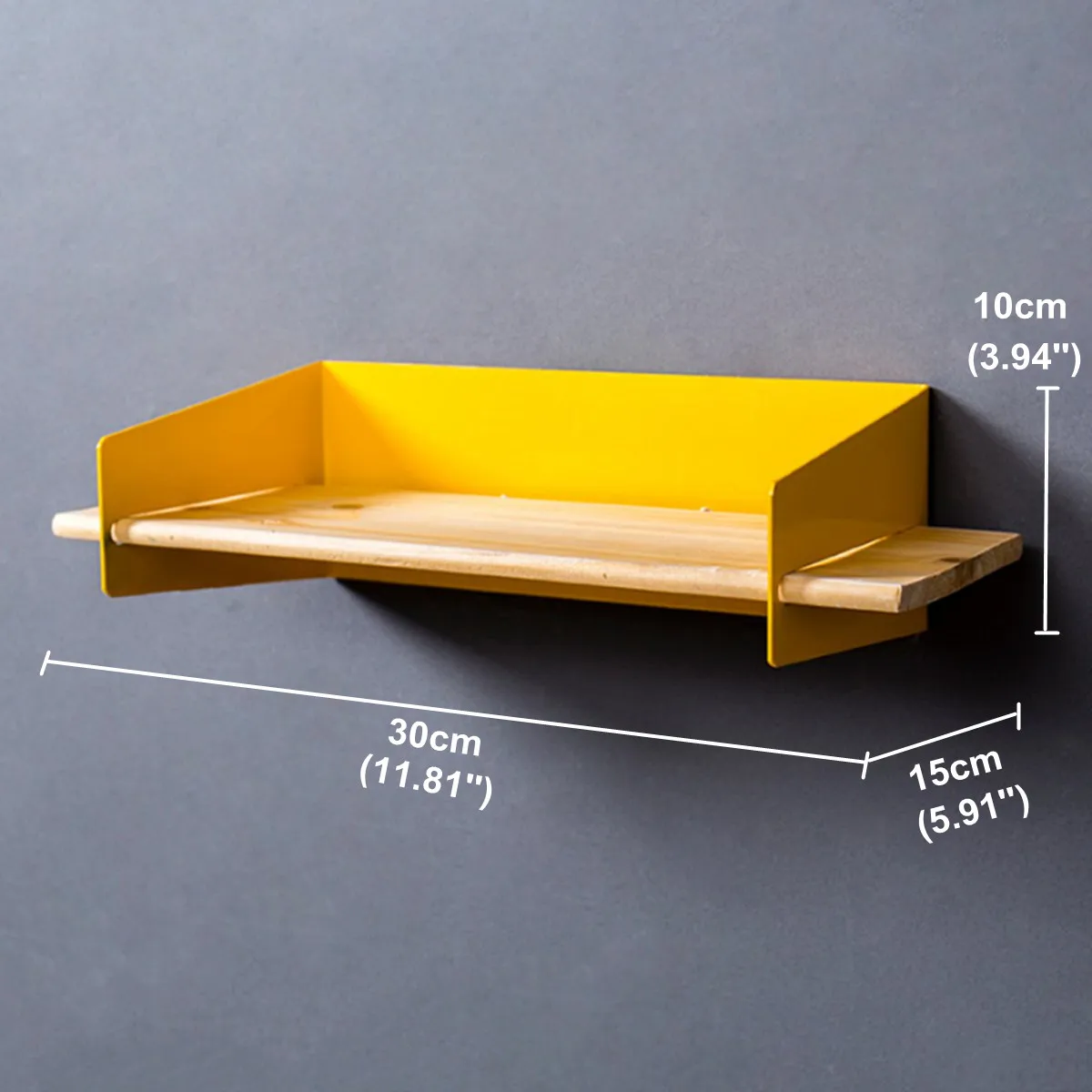 30X15X10 см деревянная настенная полка настенный стеллаж для хранения Организация спальни кухни домашний декор комнаты DIY Настенный декор держатель