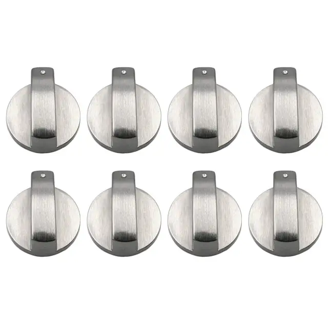 Cheap Hot Sale 8 Pcs Zinc alloy Rotary Switch Control Knobs Replacement Accessories for Kitchen Cooker Gas Stove Oven Cooktop (Diame