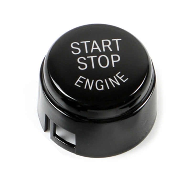 cheap 1pc new Black Start Stop Engine Button Switch Cover high quality accessory suitable For BMW F20 F10 F01 F48 F26 F15 F16