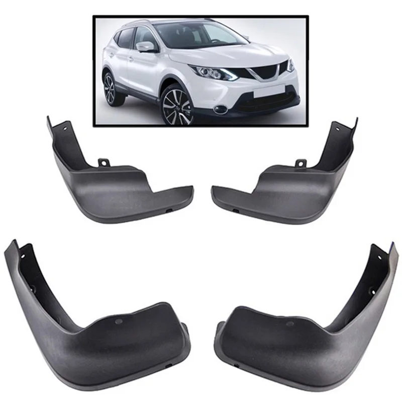 Набор передних и задних брызговиков для Nissan Qashqai J11 2014 2015 2016 2017 Брызговики