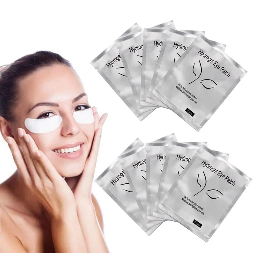 

Women Eyelash Extension Grafted Stickers Patches White Makeup Eye Pads
