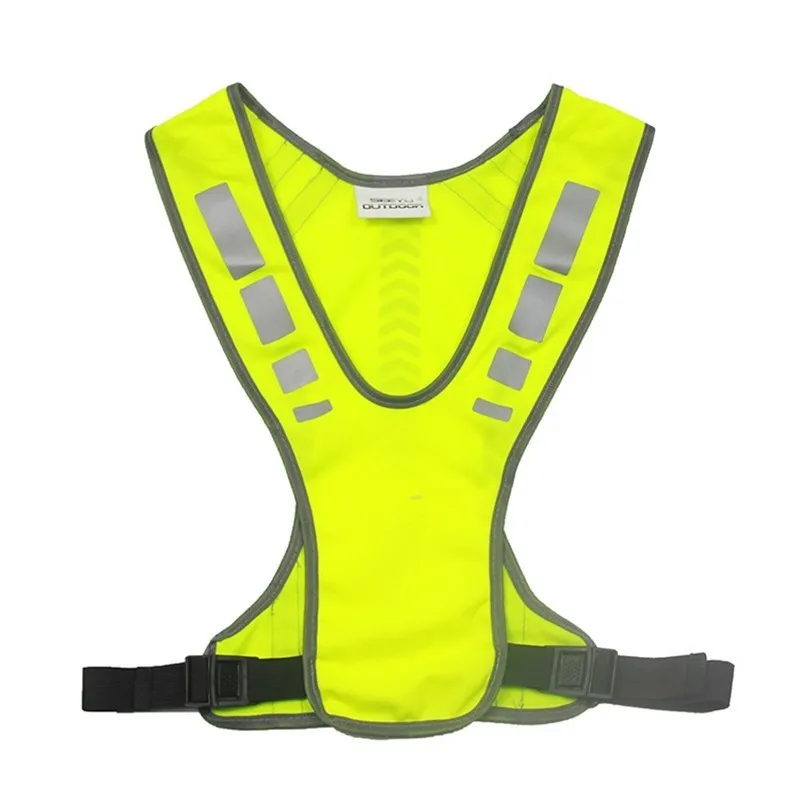 

2019 New Cycling Reflective Vest Safety Clothing High Visibility Vest Sanitation Construction Warning Coat Reflect Tops Jacket