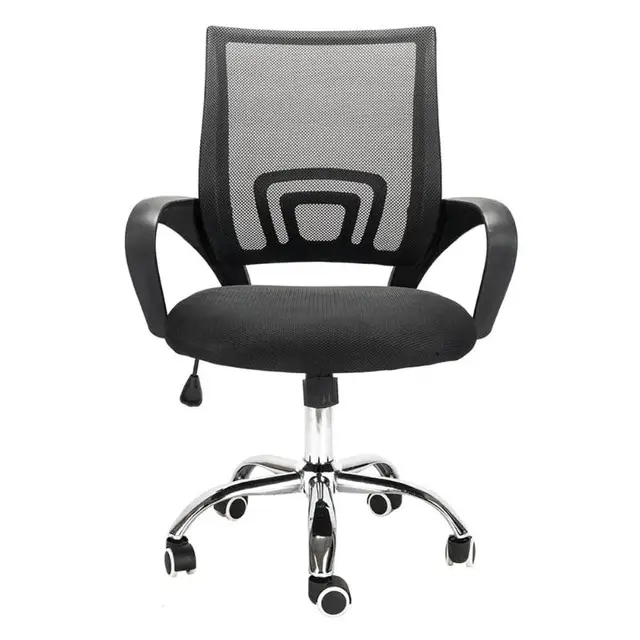 Best Offers Plastic Armrest Mesh Back Gas Lift Adjustable Office Swivel Chair Black Best Offers Plastic Armrest Mesh Back Gas Lift Adjustable Office Swivel Chair Black