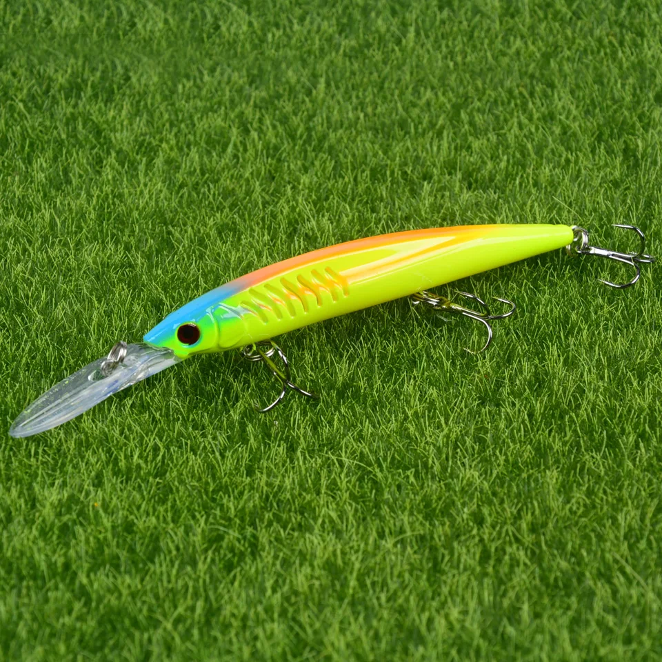 

LINGYUE 1PCS Minnow Lure Wobblers Pesca 14.5cm/12g Floating Hard Fishing Lures Isca Artificial Bait Crankbaits For Bass Pike 071