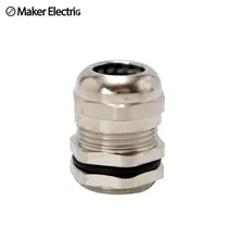 10 шт./лот Pg13.5 Ip68 Водонепроницаемые кабельные сальники суставов Никель латунь металлический кабельный соединитель, на возраст от 6 до 12 мм кабель