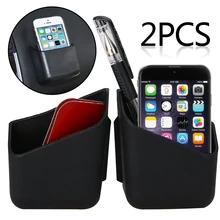 

2pcs High Quality Plastic Phone Pocket Car Dashboard Pillar Storage Box Holder for Key Card Tobaccos Organizer