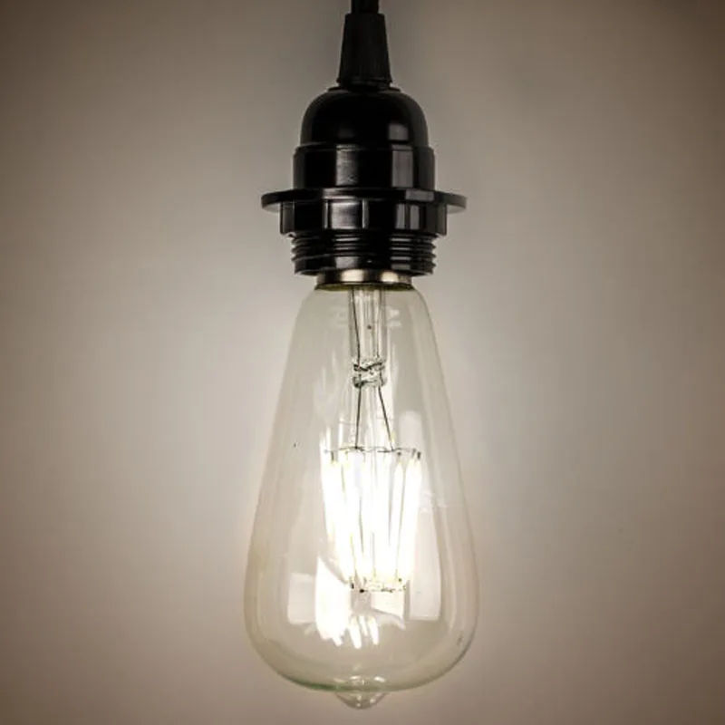 2 W-8 W Edison ST64 E27 винтажный Ретро винт светодиодный лампочка накаливания | Дом и сад