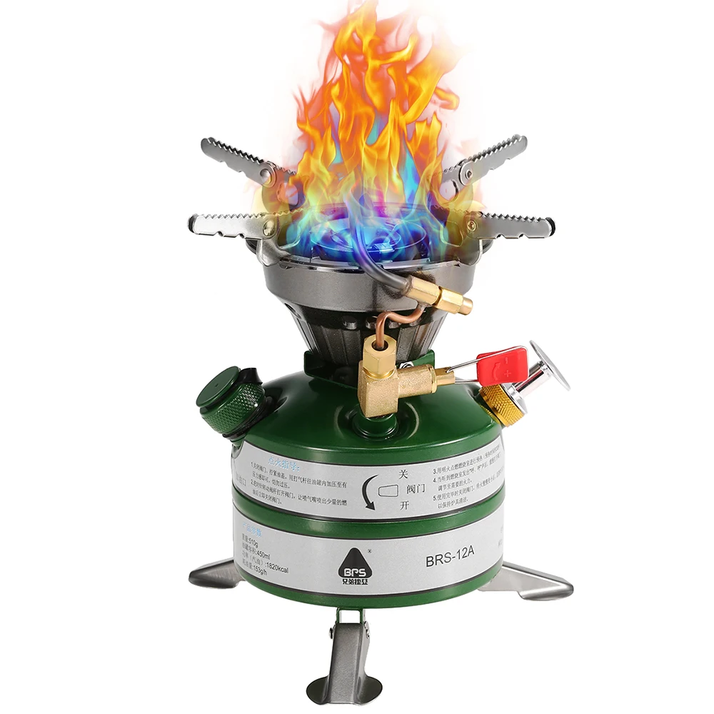 Newest Mini Liquid Fuel Camping Gasoline Stoves Portable Outdoor One-piece Stove Burners Cooker Gas Picnic Hiking Burner | Спорт и