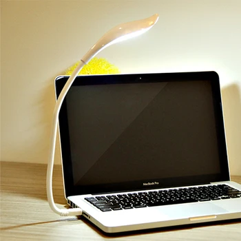 

Usb Led Desk Lamp Portable Rectangle Glow Light Flexo Flexible Table Lamps Led Bulb Reading Book Lights For Computer Pc Laptop