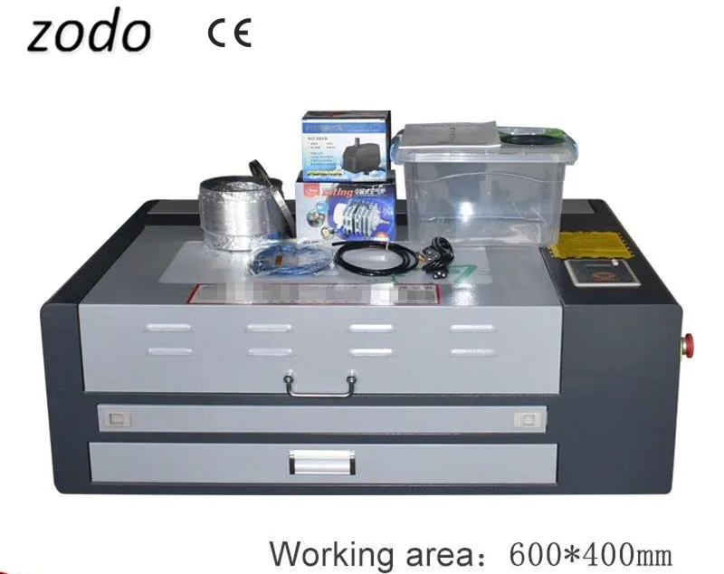 4060 Ruida 400X600 мм Co2 лазерная гравировальная машина для резьбы по дереву тыквы бамбука