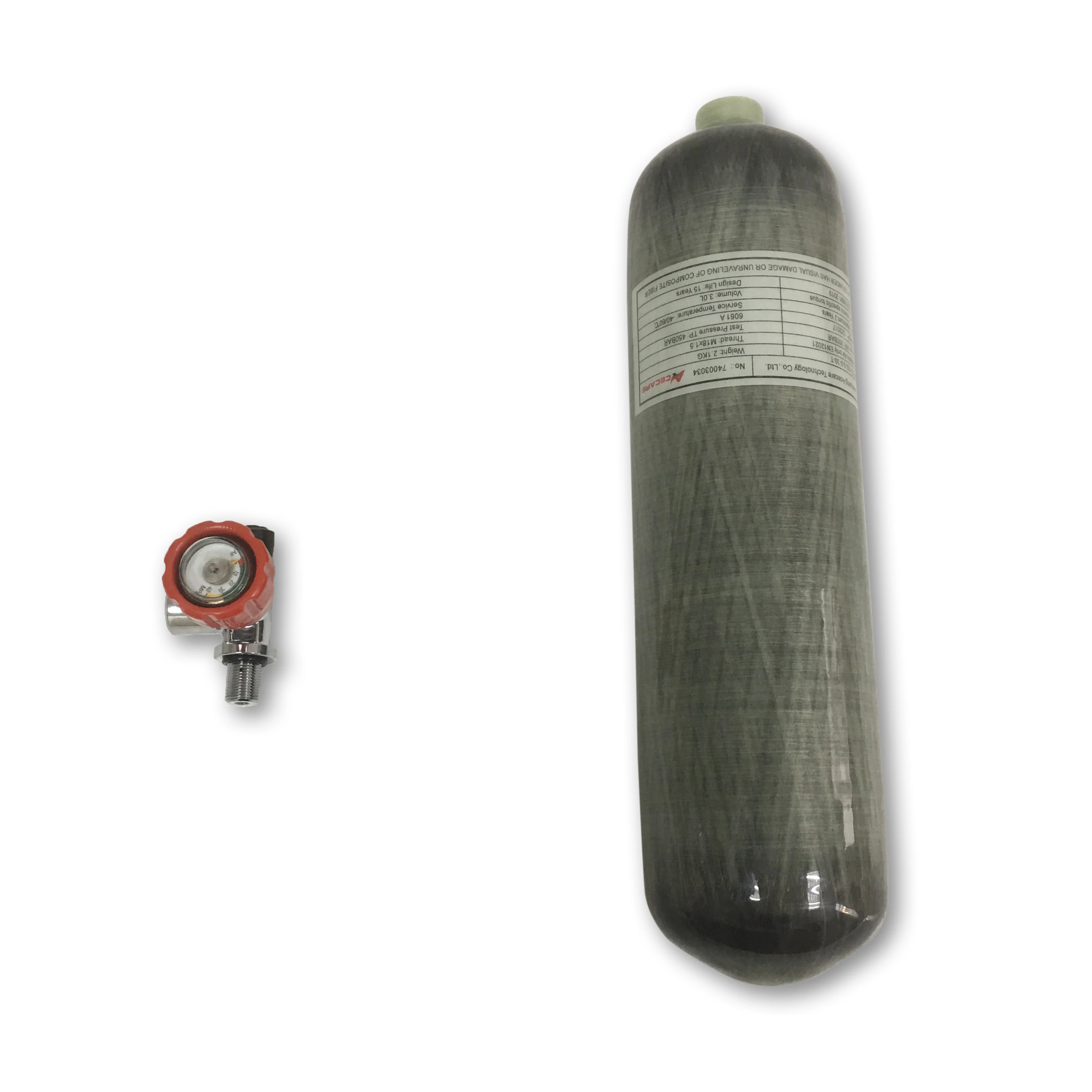 AC10311 3L CE Pcp Airgun Pcp Airforce Conder Mini Scuba Tank Diving Cylinder Pcp Air Rifle Paintball Tank Composite Rifle Airgun