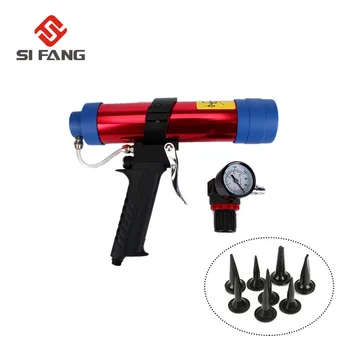 

310ml Pneumatic Glass Glue Gun Paint & Decorating Pneumatic Caulking Gun Glass Glue Air Rubber Guns Tools Sealant Finishing Tool
