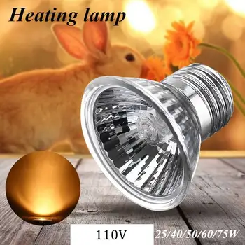 

110V E27 LED Pet Heat Lamp Bulb 25W 40W 50W 60W 75W UVA UVB Reptile Pet Terrarium Brooder Pet Heat Lamp LED Light Bulb WarmWhite