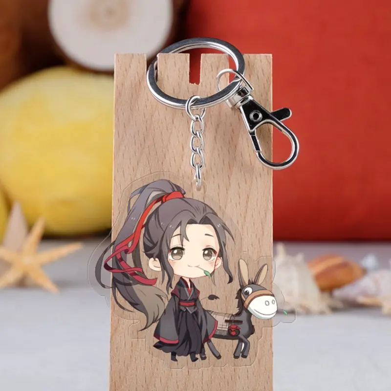 Брелок с аниме Mo Dao Zu Shi модный мультяшный мастер демонического Lan Wangji Wei Wuxian брелок
