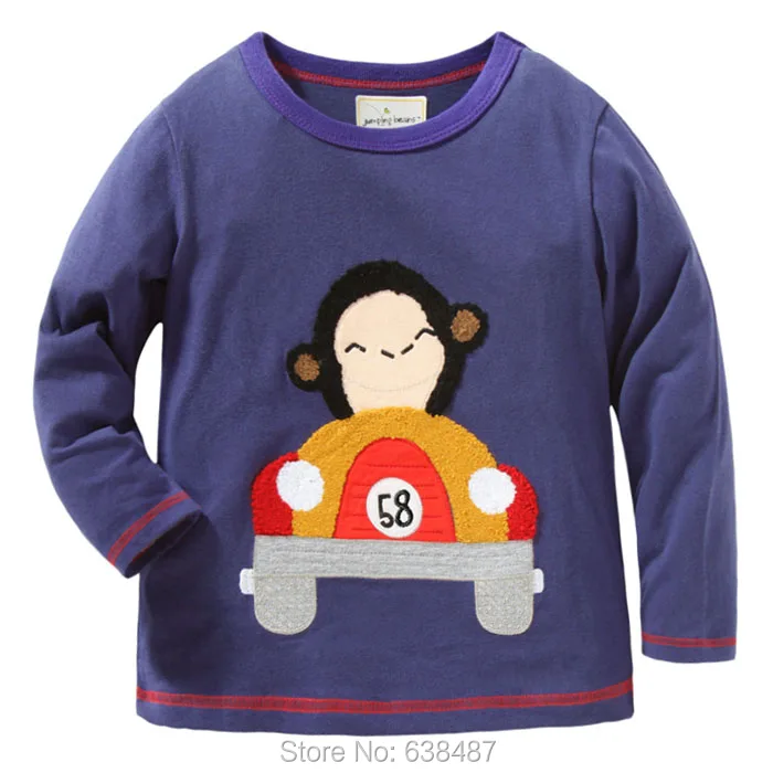 

New 2019 Branded Quality 100% Cotton Baby Boys T-shirt Children Toddler Kids Clothing Clothes Boys t Shirt Tees Long Sleeve Boys
