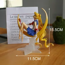 15cm Cute Action Figure Anime Figurine Beauty Girl PVC Warrior Sailor Moon Lying Down Birthday Gift For Children 15cm Cute Action Figure Anime Figurine Beauty Girl PVC Warrior Sailor Moon Lying Down Birthday Gift For Children