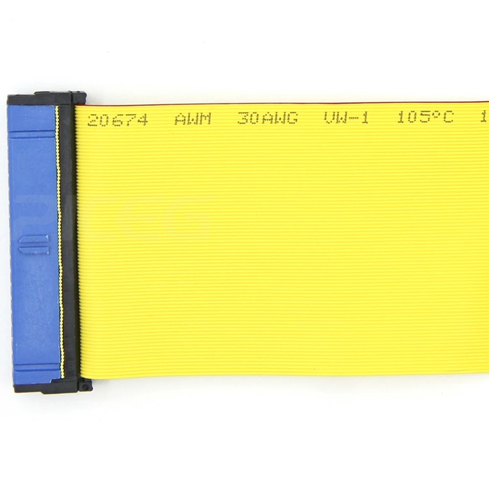 80cm 3 5 IDE ATA 40 Pin Hard Drive Ribbon Cable Computer Extension Wire Connector Dual 5