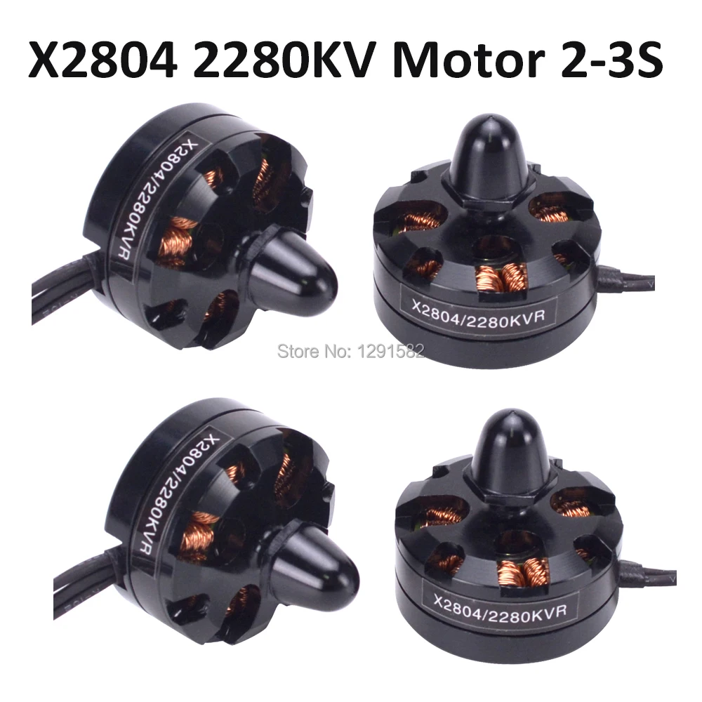

X2804 2804 2280KV CCW Brushless Motor For RC Multi Rotor Mini Quadcopter 250 QAV-R 220 Martian II 220 250