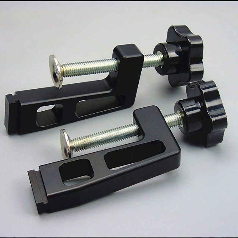 

2-Piece Woodworking Fixtures 45-Type Chute Special Clips Woodworking fixture