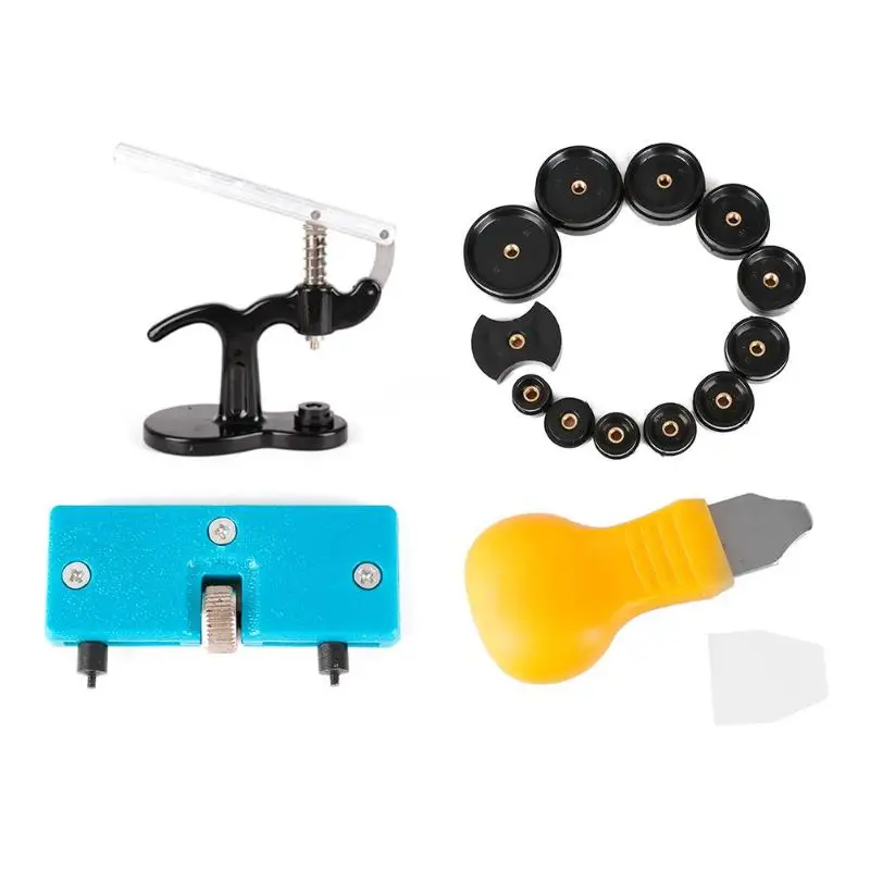 16 шт. инструмент для прессования часов с набором сменных инструментов для часов и фитингами для снятия задней крышки