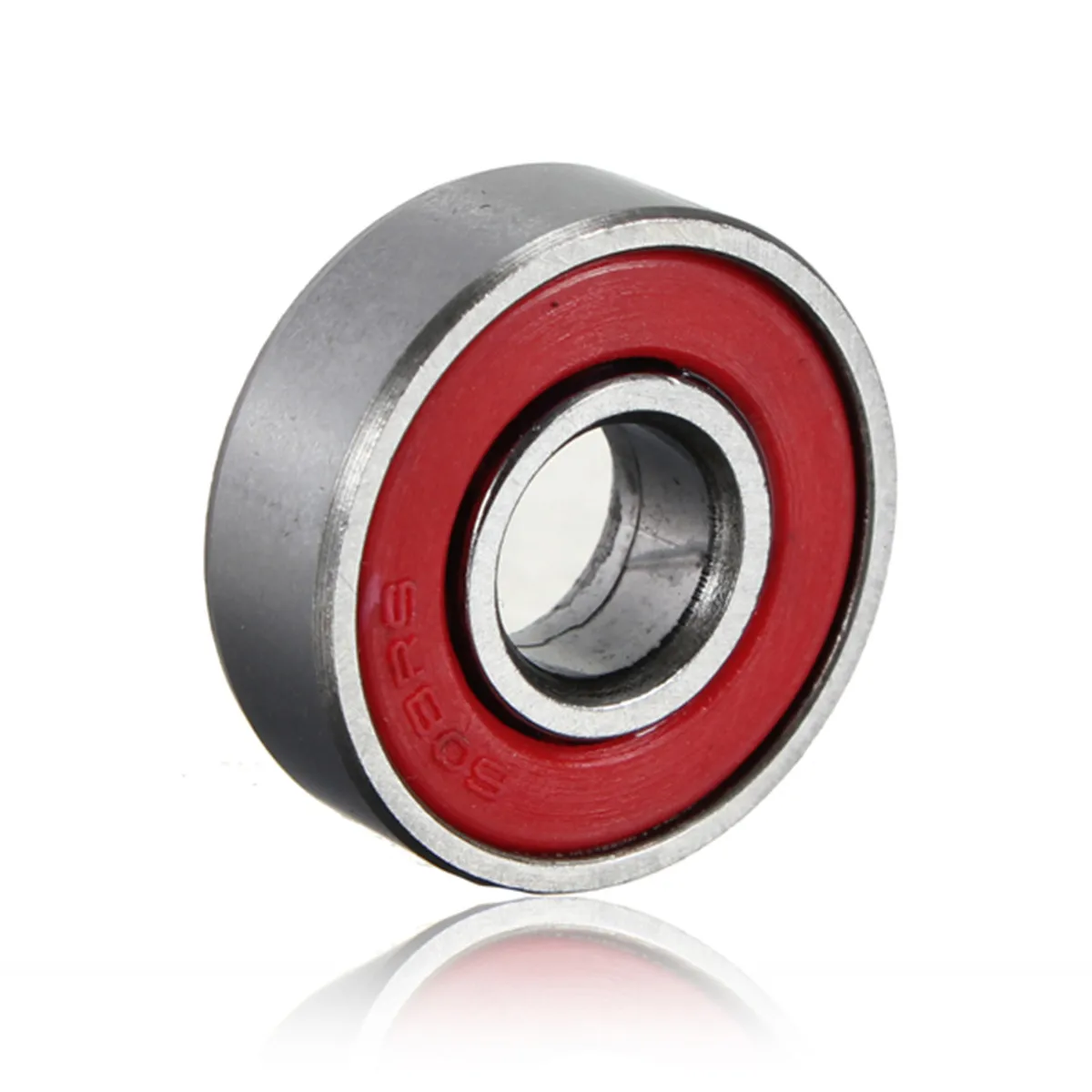 10x ABEC-5 608 2RS Inline Roller Skate Wheel Bearing Anti-rust Skateboard Wheel Bearing Red Sealed 2.1 x 2.1 x 0.7cm shaft
