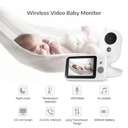 VB603 детский спальный монитор детская камера монитор с беспроводной NightVison камера видео Детский Монитор радио температуры обнаружения