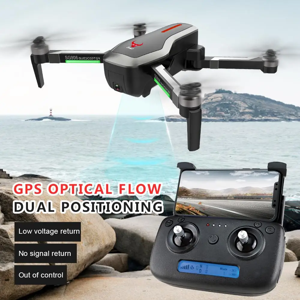 LeadingStar ZLRC Beast SG906 gps 5G wifi FPV с 4K Ультра четкая камера бесщеточный селфи складной Радиоуправляемый Дрон Квадрокоптер RTF