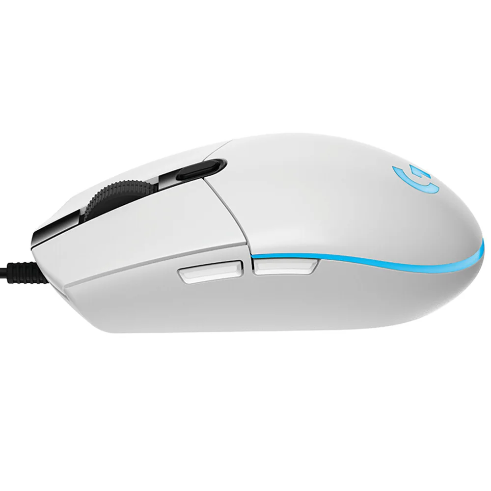 logitech G102 игровая проводная мышь Проводная оптическая Игры Поддержка мыши настольных ПК ноутбук с системой Windows 10/8/7 Gamer мыши
