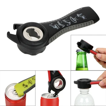 

All In One Opener Kitchen Manual Tool 5 in 1 Gadgets Multifunction Can Opener Soda Beer Opener