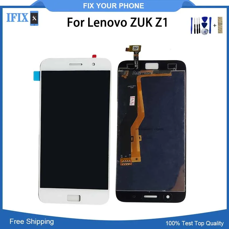 5 дюймов для Lenovo ZUK Z1 ЖК-дисплей кодирующий преобразователь сенсорного экрана в