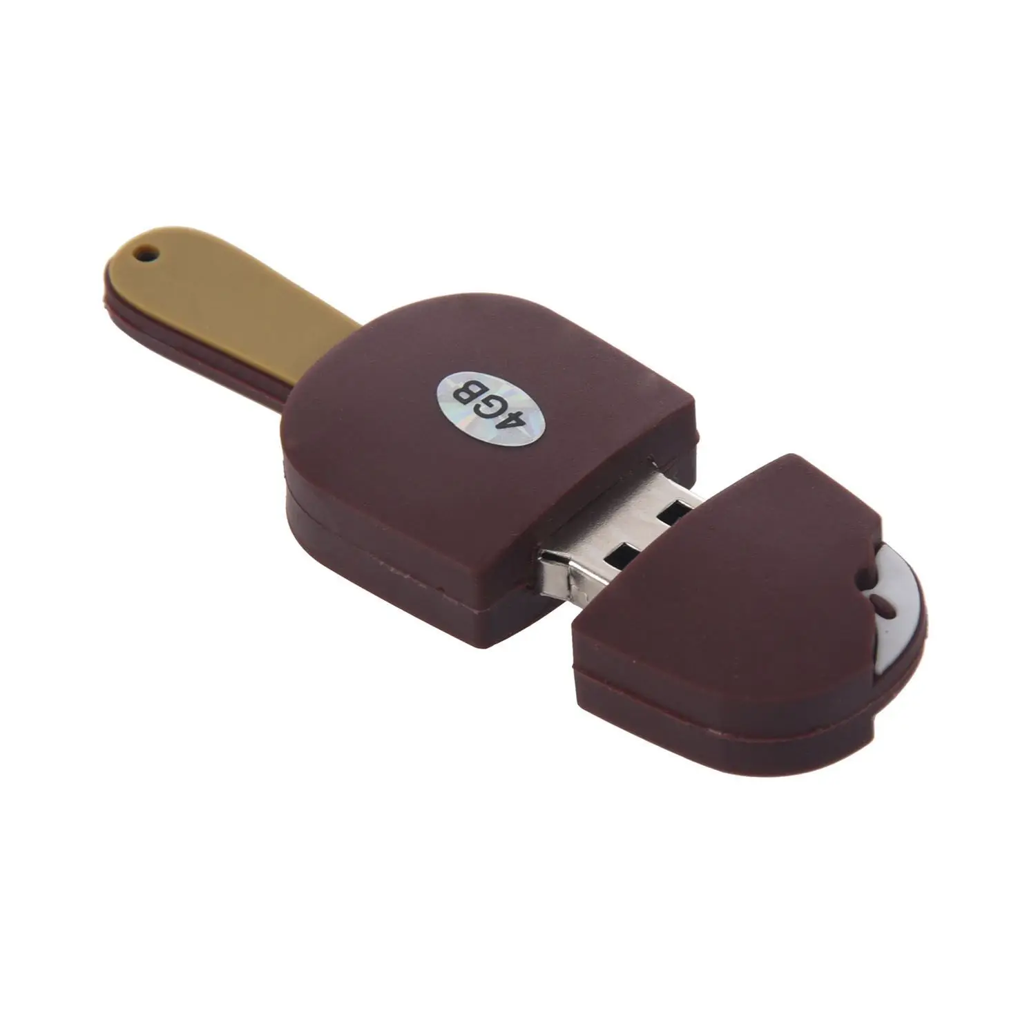 Мороженое крем Шоколад шаблон USB 2 0 флэш памяти карты U диск (хаки 4 Гб)|USB