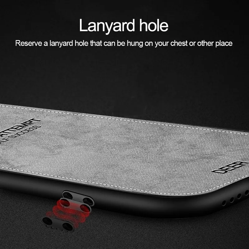 New Silicon Ultra-thin Eagle Fabric Phone Case For Iphone 7 8 6 6s Plus X Xs Max Xr Cloth Texture Soft Protective Cover Coque